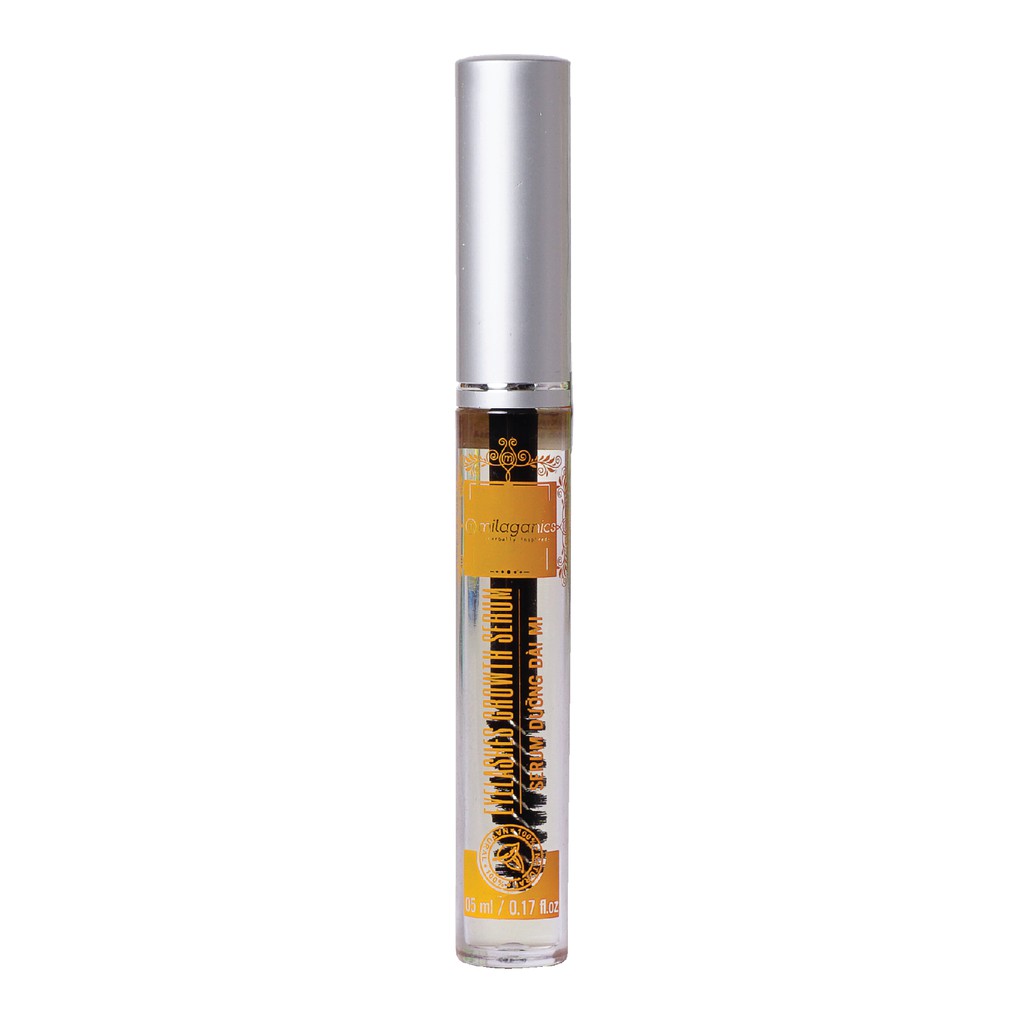 Serum Dưỡng Dài Mi Từ Dầu Nguyên Chất (Dừa, Olive, Argan) MILAGANICS 5ml (Tuýp)