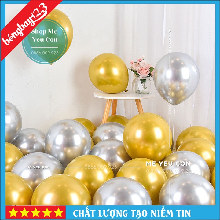Set Bóng Bay Siêu Nhũ Trang Trí Sinh Nhật Gồm 5 Quả, Tổ chức Sự Kiện Đám Cưới, Tiệc Thôi Nôi, Đầy Tháng ❤️SALE SẬP SÀN❤️