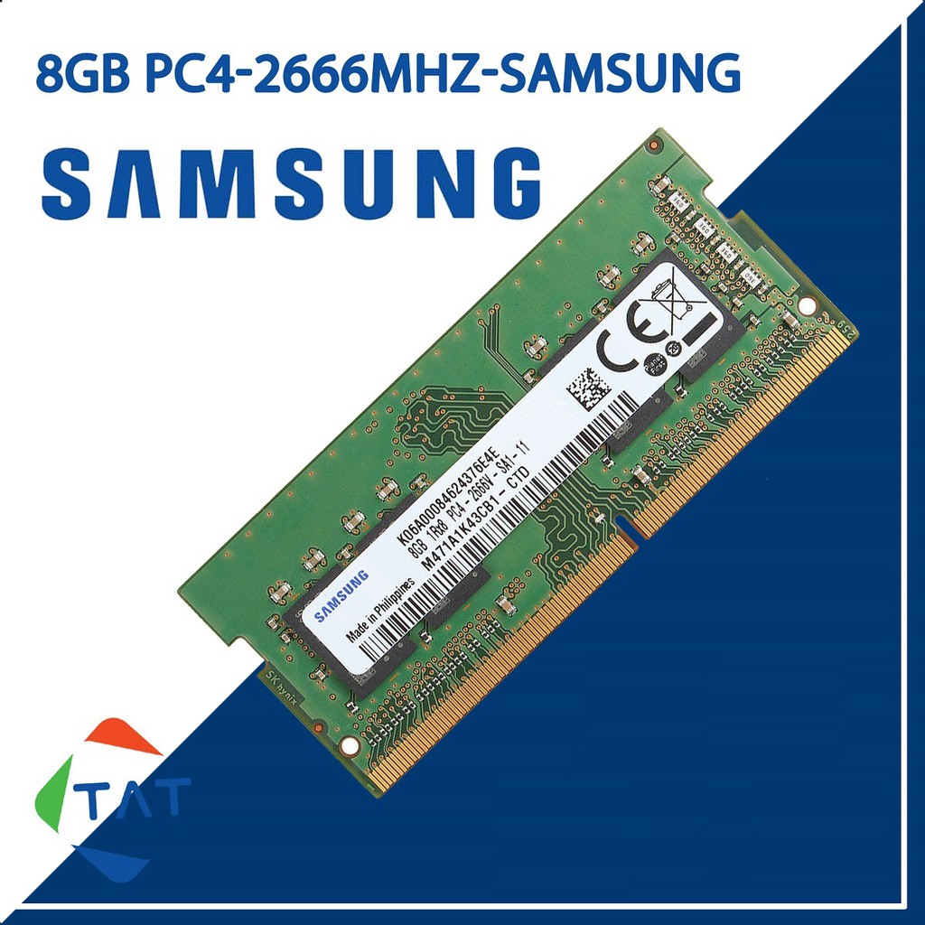 Ram Laptop DDR4 8GB 2666MHz Samsung - Mới Bảo hành 36 tháng