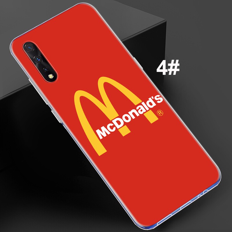 Ốp điện thoại silicone mềm trong suốt in hình McDonalds MA33 cho OPPO Reno 4 3 2F 2Z 2 Pro