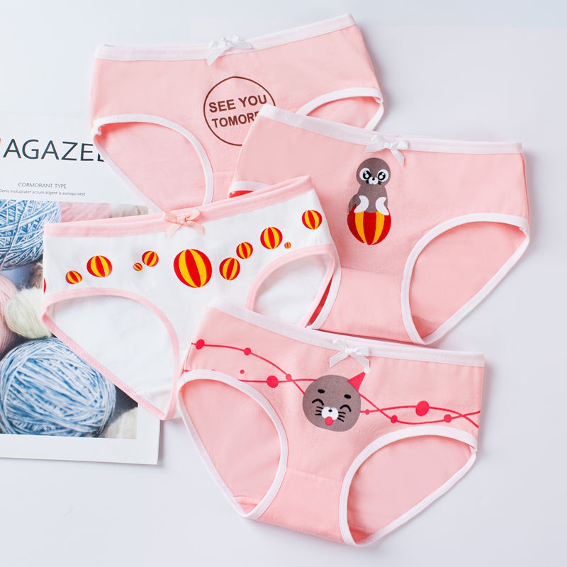 Set 4 Quần Lót Đáng Yêu Cho Bé Gái