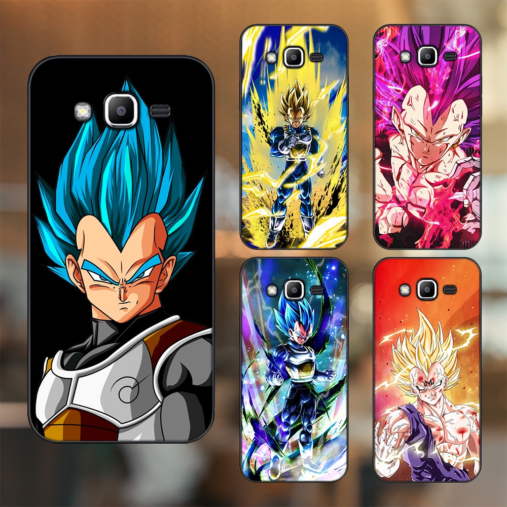 Ốp lưng Samsung J2 Prime, J3 2016, J5 2015 viền đen in hình Vegeta Dragon Ball