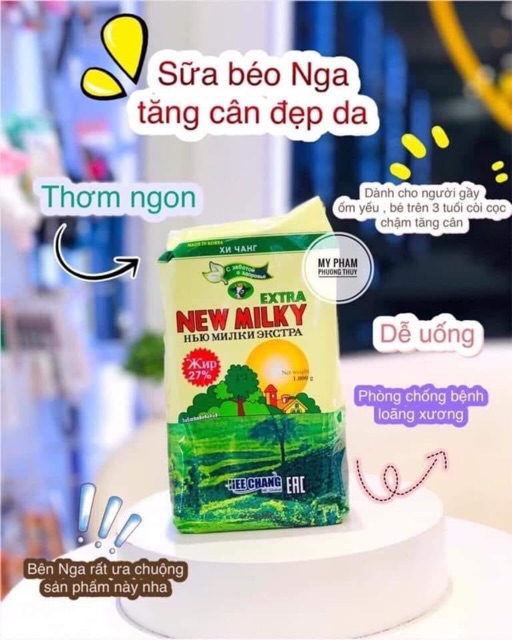 Sữa béo NEW MILKY nga