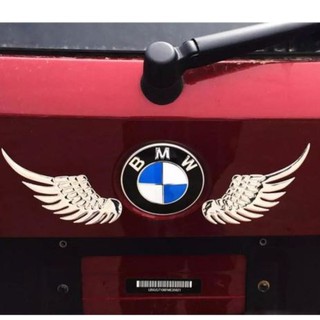 LOGO tem 3D đôi cánh thiên thần trang trí ô tô