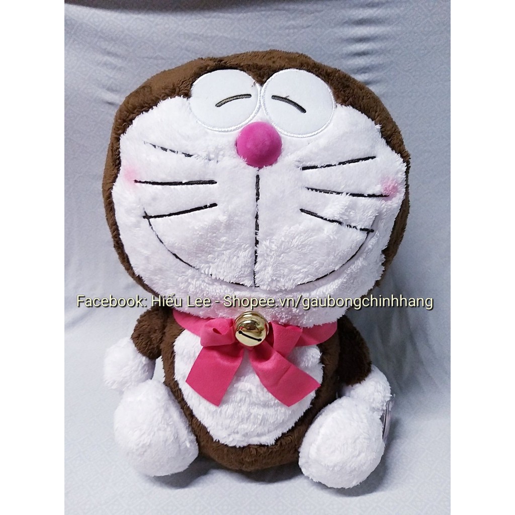 [ Toreba ] Gấu Doraemon Chocolate, size 45cm, lông cực mịn, hàng gắp, chính hãng Nhật Bản, mới 100%, full tem tag giấy