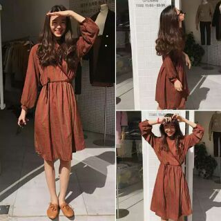 [ Order]  váy kẻ sọc xanh