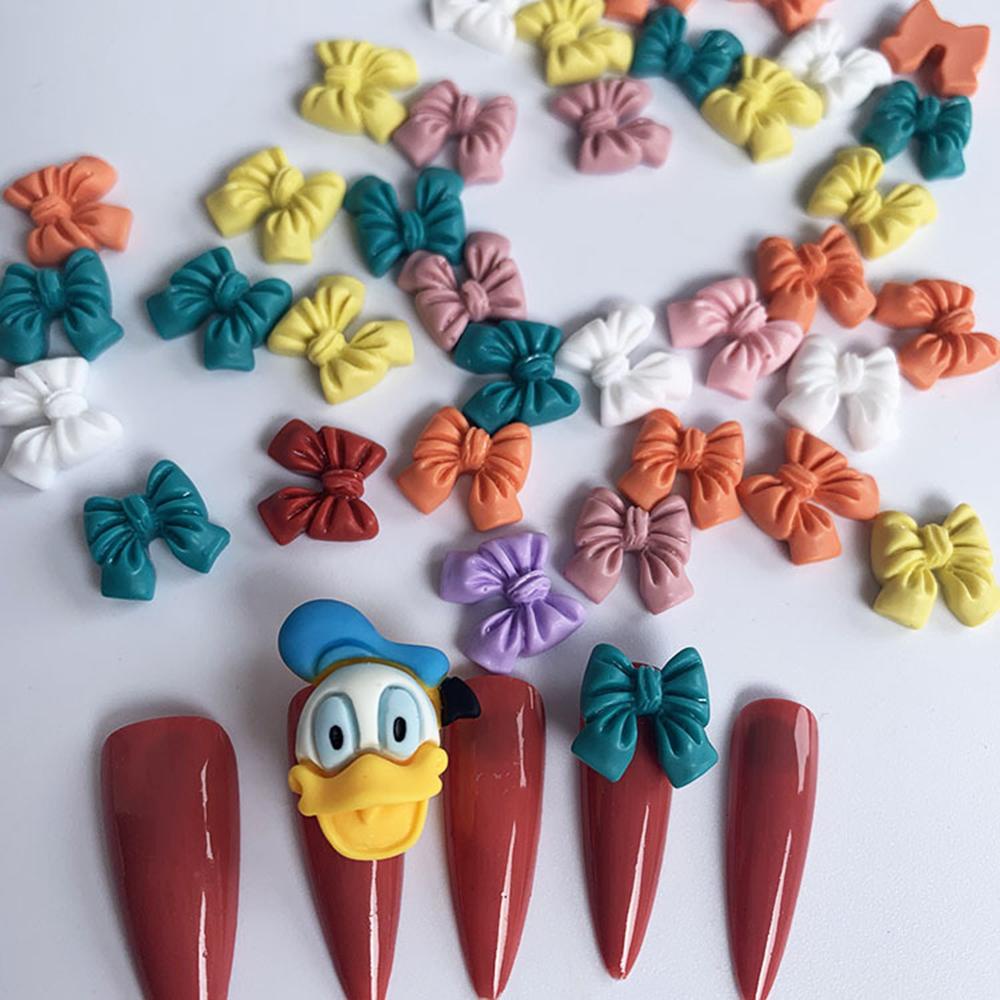 Set 10 Nơ 3D Trang Trí Móng Tay Nghệ Thuật Thời Trang DIY