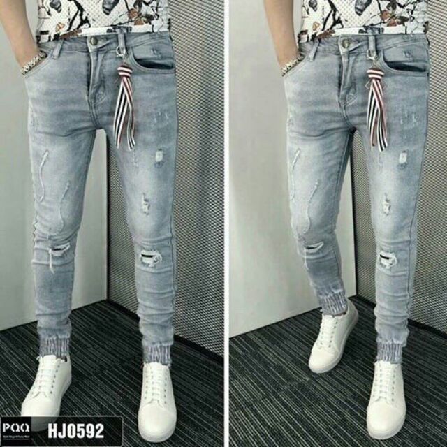 Quần jogger bò nam thời trang
