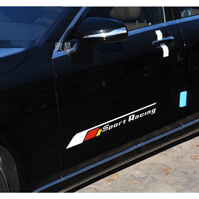 Tem dán cửa xe ô tô Sport Racing 2