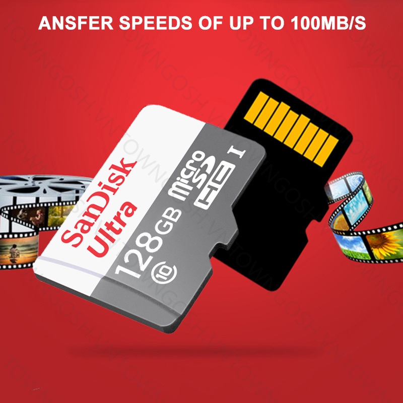 Thẻ Nhớ Micro SD Class10 Thẻ TF Ổ đĩa Flash USB 16 GB 32 GB 64 GB 128 GB Thẻ SD