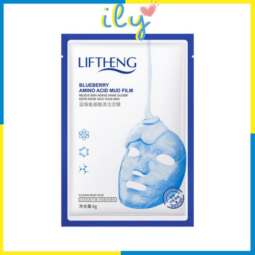 Mặt nạ đất sét tinh chất trái cây Giúp loại bỏ bã nhờn và mụn đầu đen ILY