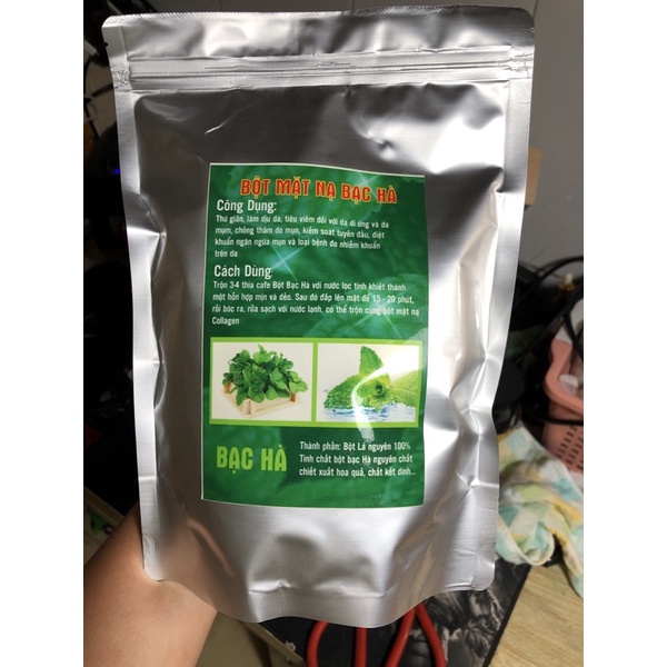 Mặt Nạ Bạc Hà Túi Zip Dẻo Dễ Bóc ( Gói 900G)