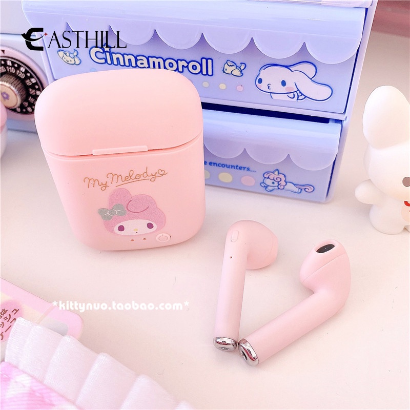 SANRIO Tai Nghe Bluetooth 5.0 Nhét Tai Tws Cảm Ứng Âm Thanh Hifi Hình Cinnamoroll My Melody Tws