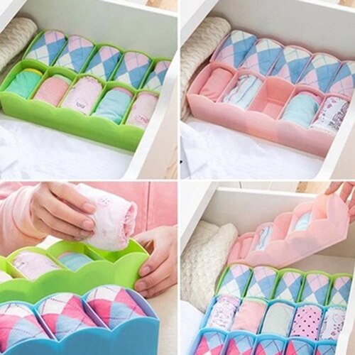 Hộp đựng đồ lót 5 ngăn tiện lợi tùy chọn màu sắc