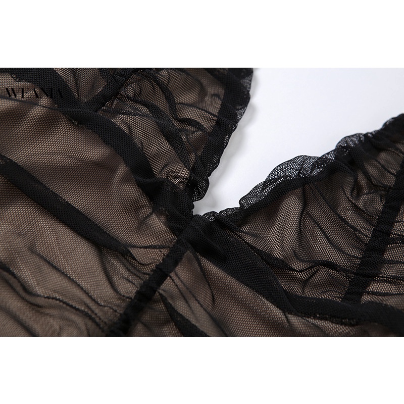 Đầm Cổ Chữ V Hở Lưng GợI CảM Cho Nữ