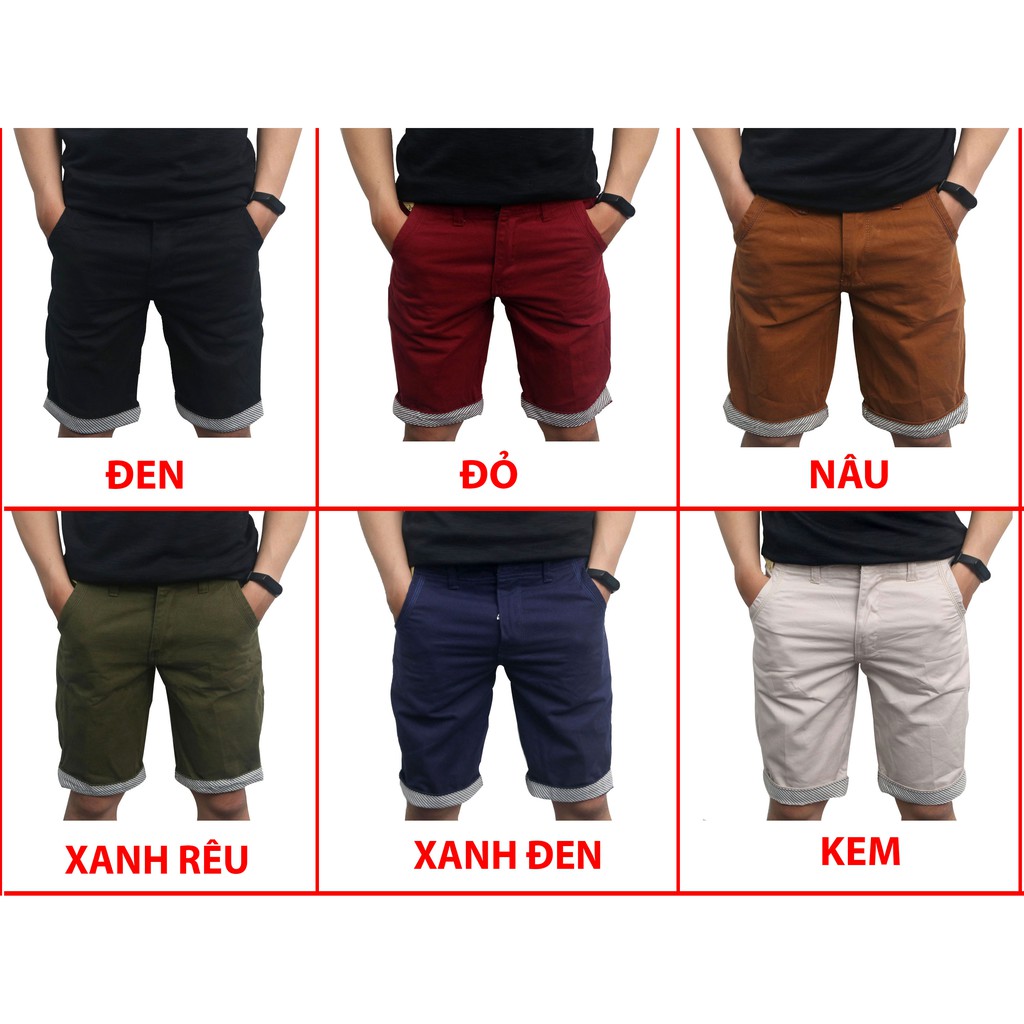 Quần short nam TS131 [ Nhập TRONSHOP1 giảm 10% ] vải kaki bền đẹp Tronshop chuyên quần nam | BigBuy360 - bigbuy360.vn