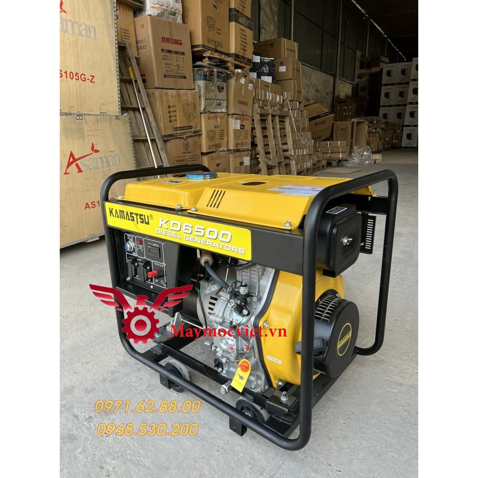 Máy phát điện mini chạy dầu giá rẻ cho gia đình loại 5kw