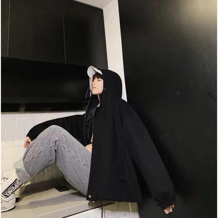 Áo Khoác Dù Chống Nắng Mặt Trăng in chữ KAO cho Cặp Đôi Cho Nữ Cho Nam Unisex Form Rộng Jacket Ulzzang- SUMON SHOP | BigBuy360 - bigbuy360.vn