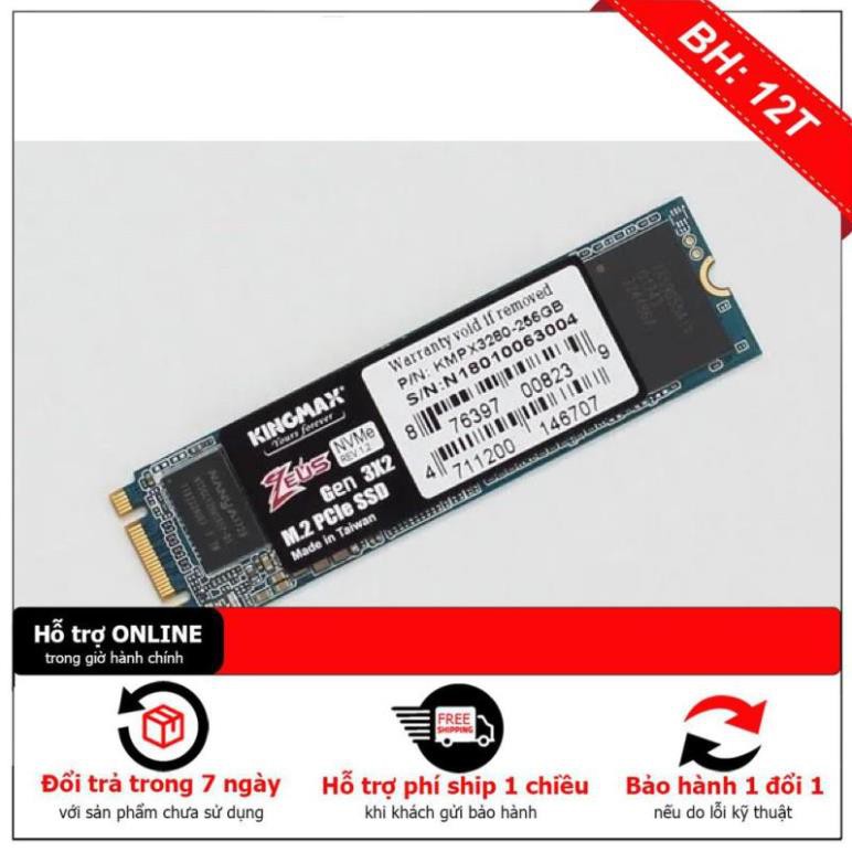 [BH12TH] SSD Kingmax 256Gb M.2 2280 PCIe Gen3x2 PX3280 - Hàng Chính Hãng