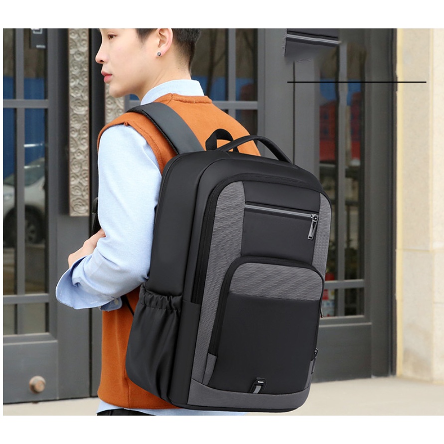 Balo laptop nam đa chức năng cao cấp phong cách mới 15.6&quot;