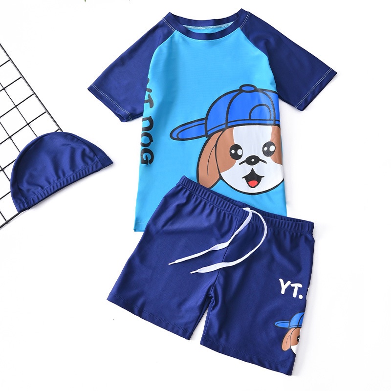 Bộ Đồ Bơi In Hình Hoạt Hình Cho Bé Trai
