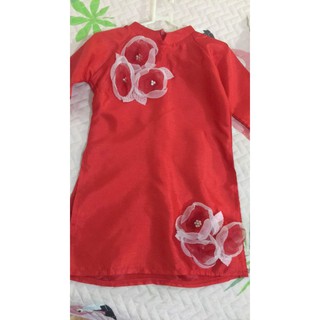 Áo dài cách tân cho bé gái (có kèm mấn)