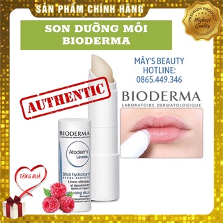 Son dưỡng môi bio 💚hàng chuẩn auth💚 son dưỡng môi bio atoderm levres pháp không màu dưỡng ẩm mềm môi, son dưỡng bio 4gr
