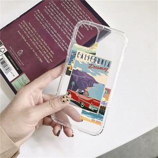 Ốp lưng iphone trong suốt hình CALIFORNIA điện thoại 6 6s 7 8 plus x xs xr 11 pro max 12 mini 12 pro max shincase t53