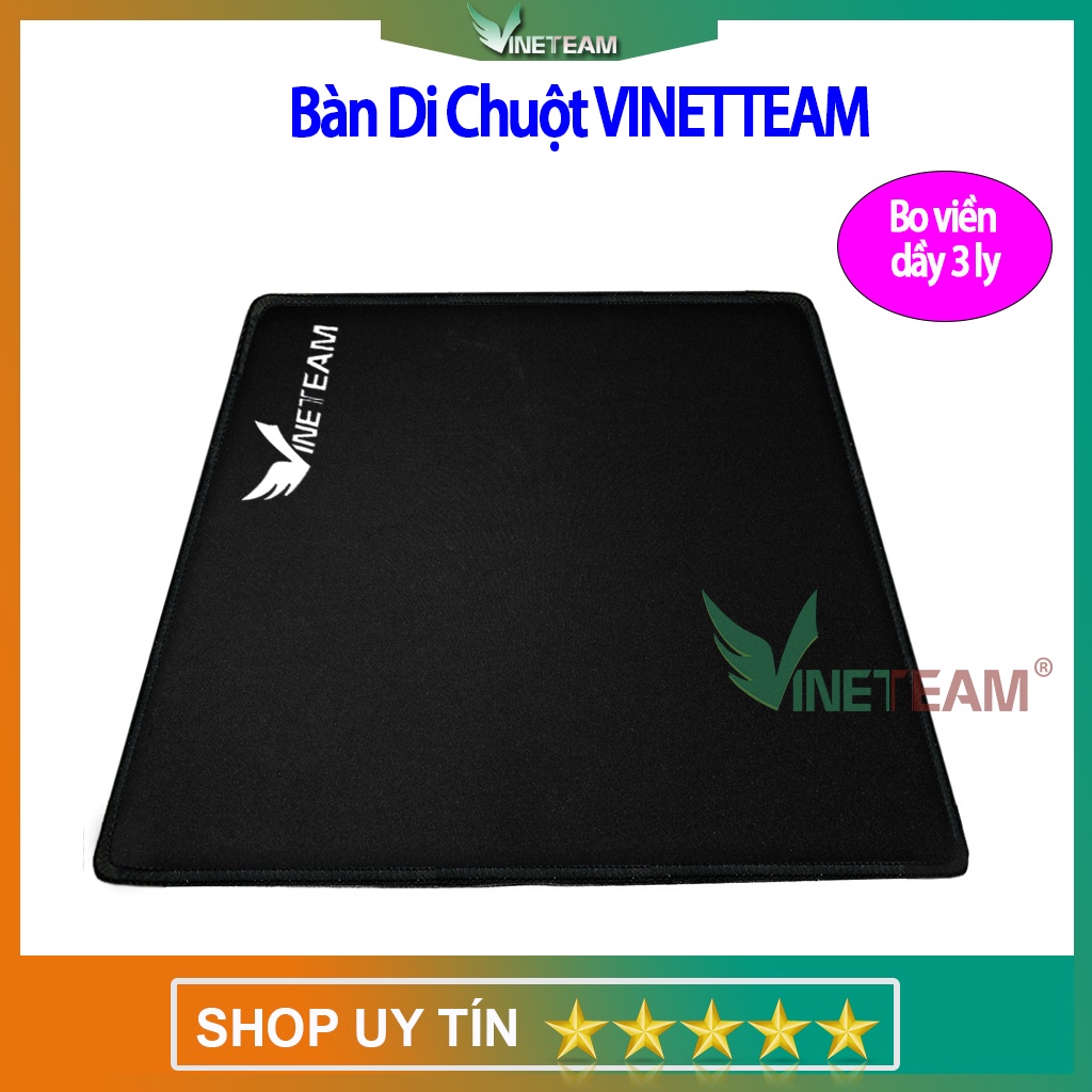 Miếng lót chuột - Bàn di chuột chơi game Mouse pad hình chữ nhật Vinetteam  21,5 x 17,5 cm bo viền dày 3 li -dc4452