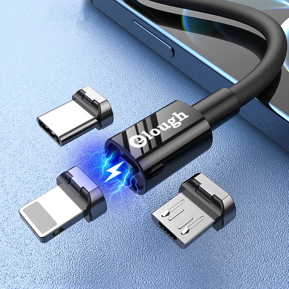 Cáp sạc từ tính USB Loại C Dây dữ liệu Micro USB cho Huawei Samsung