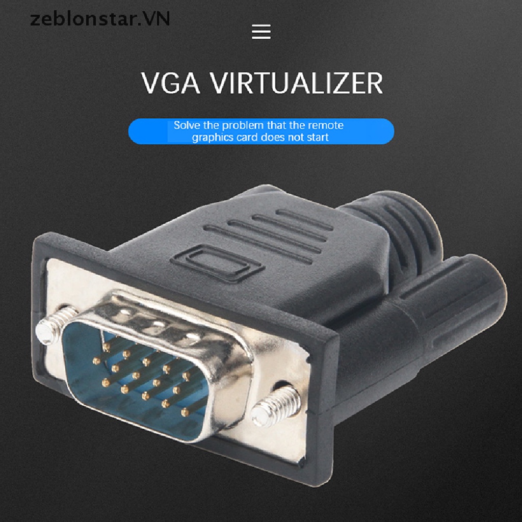 Đầu Kết Nối Màn Hình Ảo 1080P 60HZ VGA
