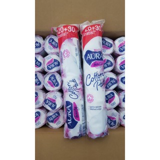 Bông tẩy trang Aura 150 miếng