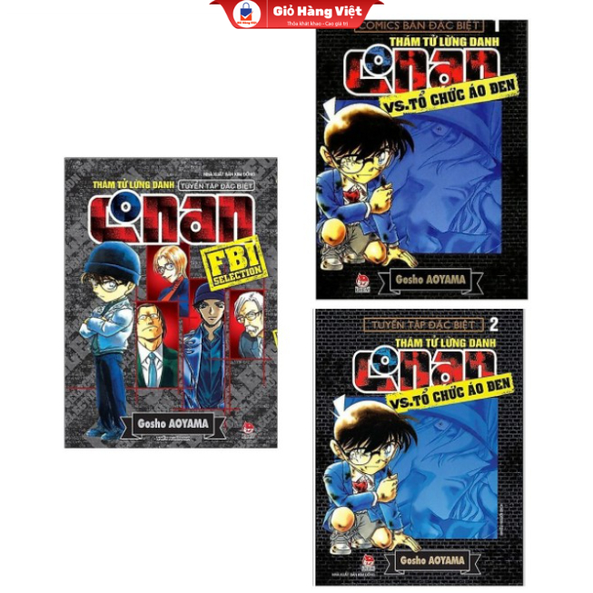 Truyện tranh - Combo Thám Tử Lừng Danh Conan ( 3 cuốn )