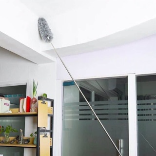CHỔI LÔNG QUÉT BỤI CÁN INOX RÚT GỌN THÔNG 2,8m