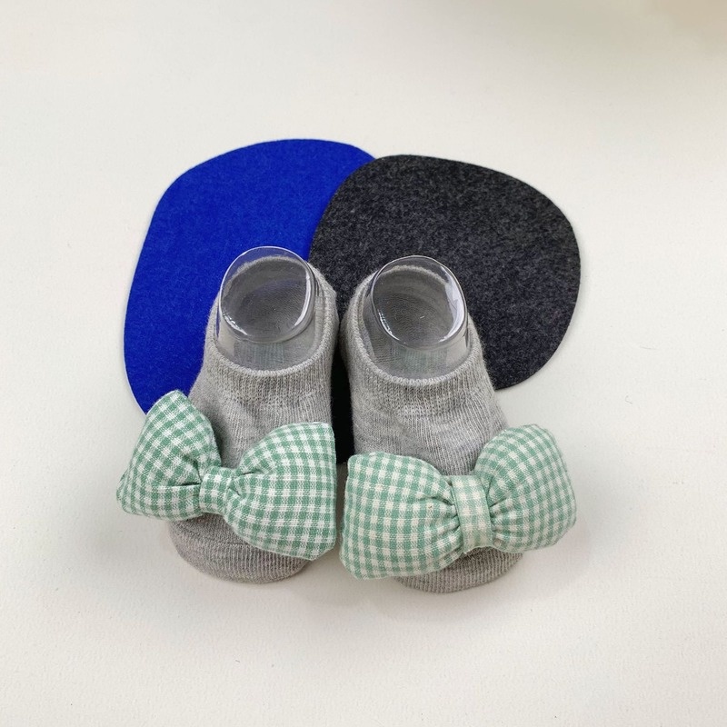 Vớ Cotton Cổ Thấp Đính Nơ Dễ Thương Thời Trang Cho Bé Gái Sơ Sinh