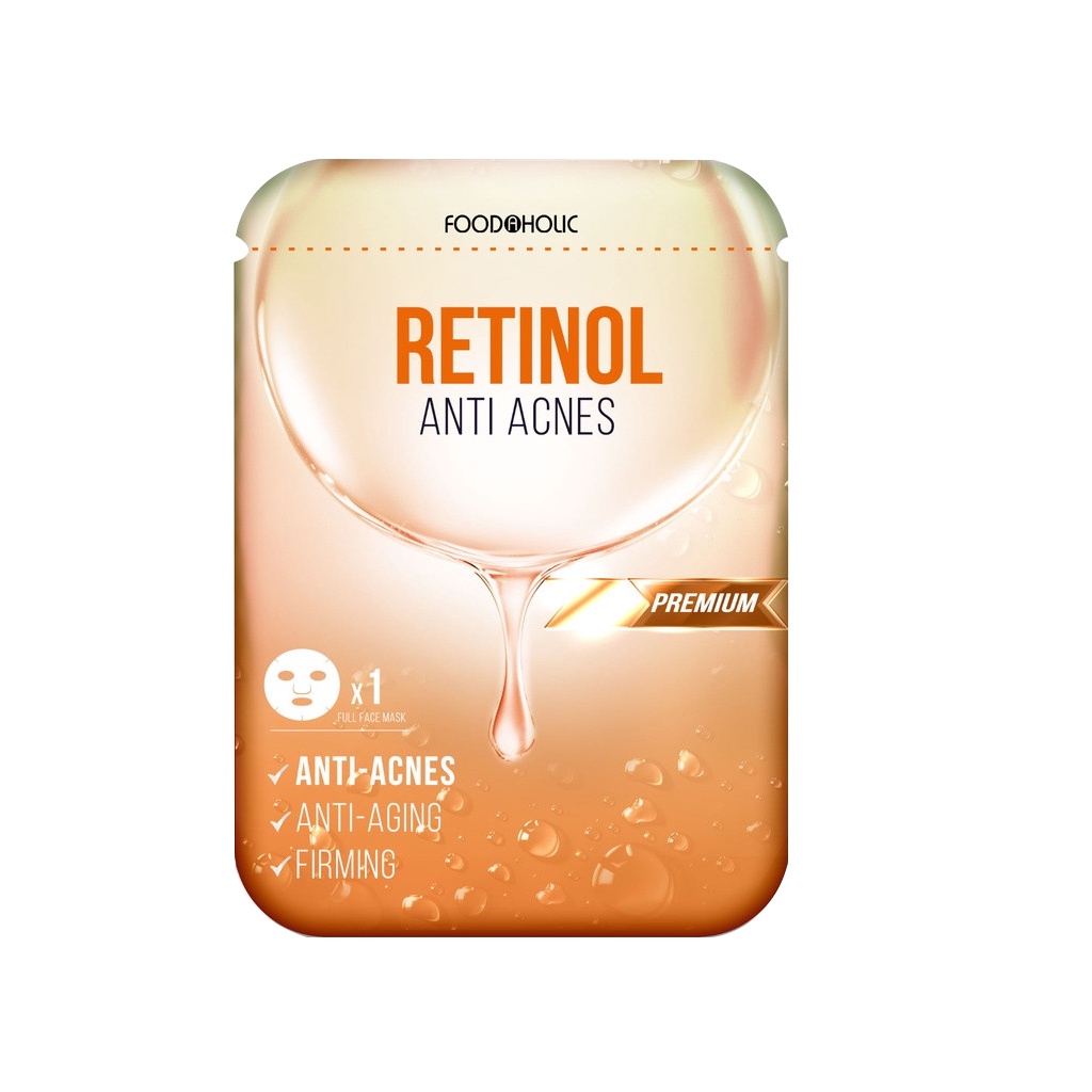 Mặt Nạ Hoạt Chất Vàng Epona Foodaholic Retinol, Peptide, Hyaluronic Acid, Beta Arbutin Premium 23ml