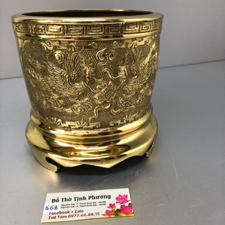 Bát hương đồng vàng