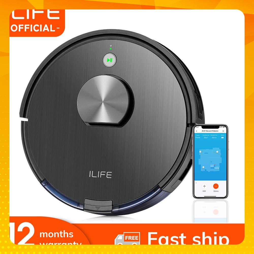 Robot Hút Bụi ilife A10S Phiên Bản Quốc Tế công Nghệ Lazer Tiên Tiến