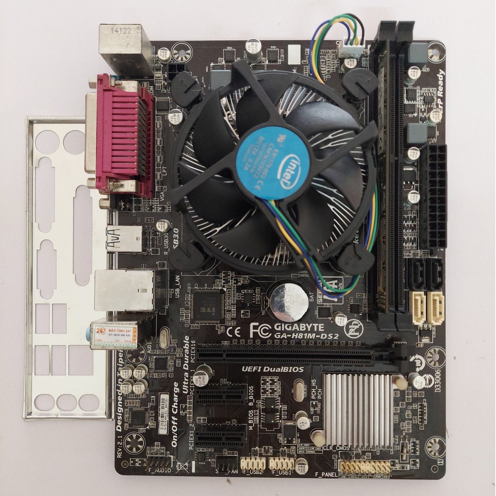 [Combo] Main Gigabyte H81 và chip G3220 Tặng Fan CPU