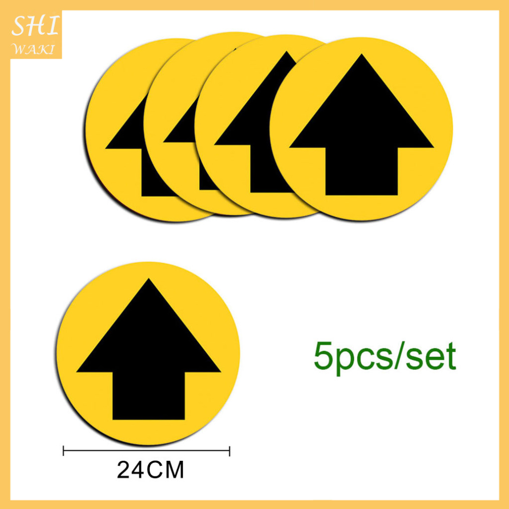 [In Stock]Social Distancing Floor Decals Keep Distance Sign Maintain Distance Marker A