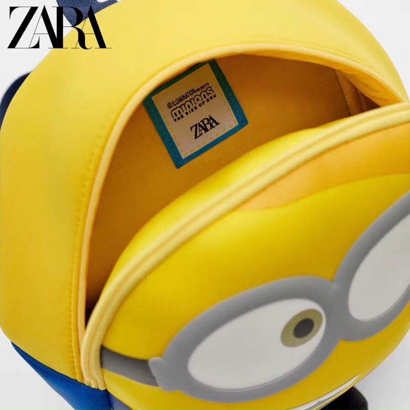 Balo Zara hình Minion cho bé mẫu giáo