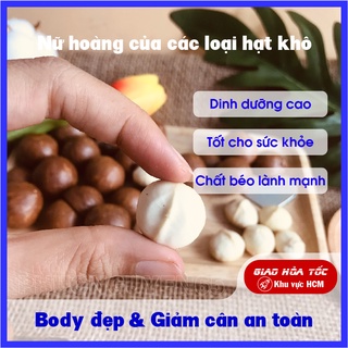 Hạt Macca Mắc Ca Macadamia Úc Nứt Vỏ-Hũ 500gram