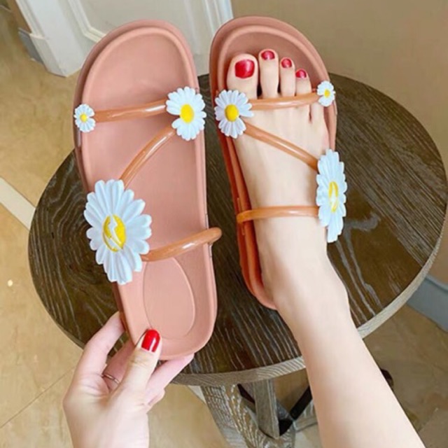 Dép nữ, dép hoa cúc đi biển