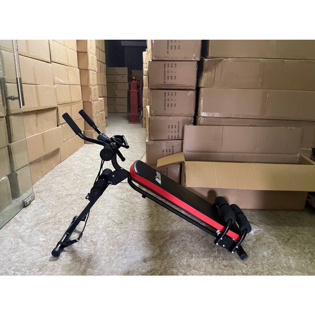 Ghế gập bụng chống đẩy đa năng cao cấp Abcoaster, Máy tập bụng nâng cao tại nhà giúp tăng cơ giảm mỡ hiệu quả Hapo