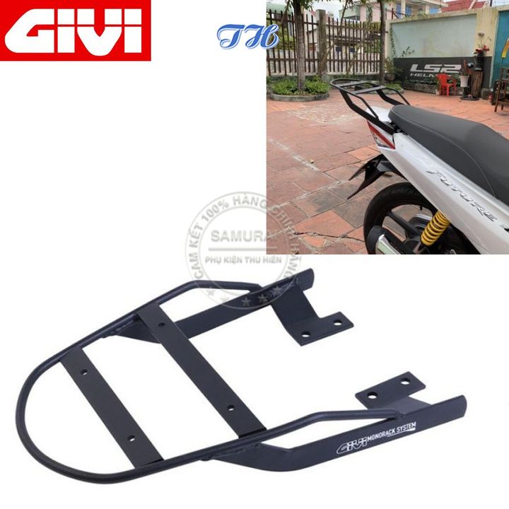 Baga sau givi cho xe WAVE125I / FUTURE125 FI dùng gắn thùng sau hoặc chở đồ - hàng chính hãng