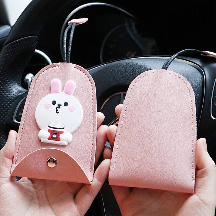 Móc khóa bằng da cao cấp phong cách Hàn Quốc dễ thương