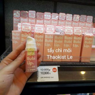 Tẩy tế bào chết môi, thải độc chì bubi
