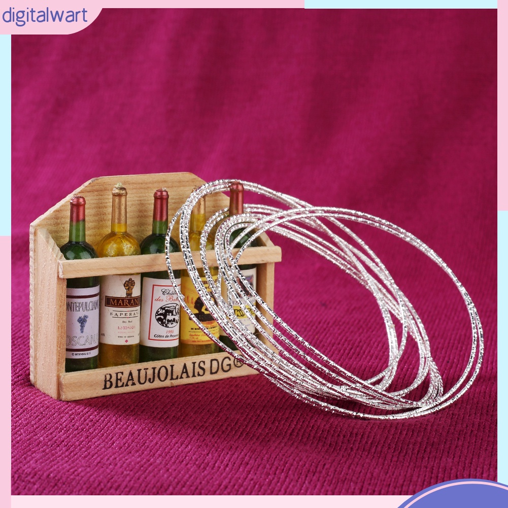 Set 10 vòng tay hợp kim thiết kế đơn giản cá tính dành cho nữ