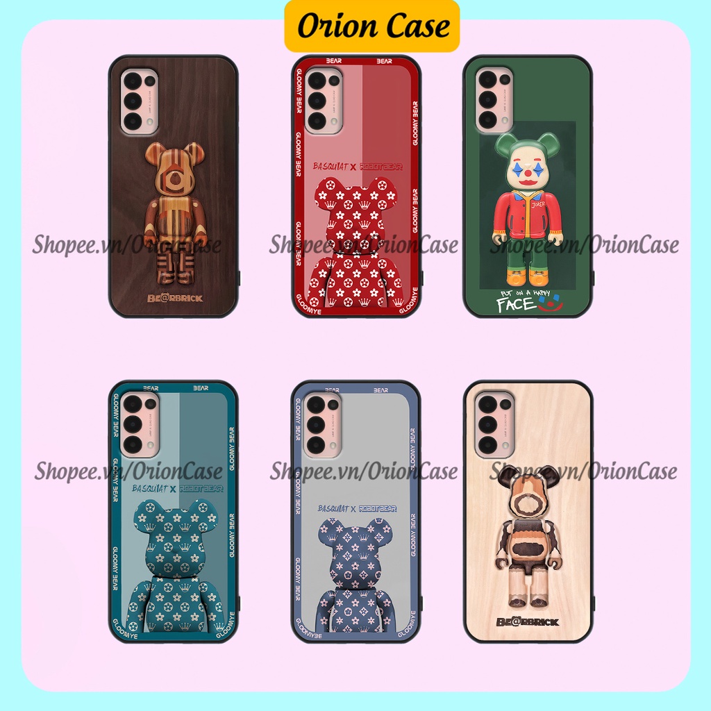 Ốp lưng Oppo Reno 5 4G / Reno 5 5G in hình bearbrick 3D thời trang, cá tính. ốp chống sốc, bền đẹp