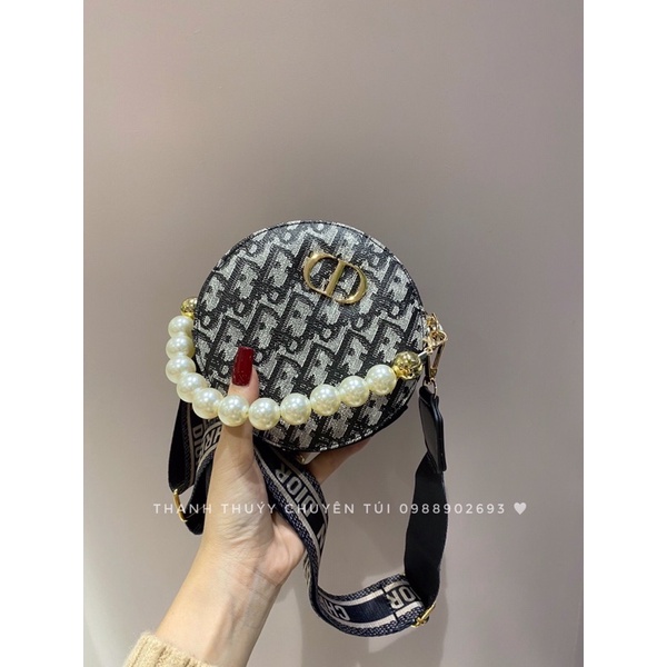 Túi tròn Dior quai ngọc xinh xắn 🌸 Hình+Clip thật